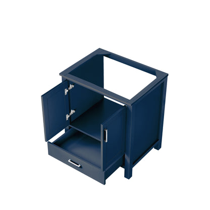 Lexora Jacques 30 in. Navy Blue Single Sink Bath Vanity