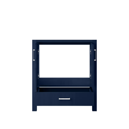 Lexora Jacques 30 in. Navy Blue Single Sink Bath Vanity