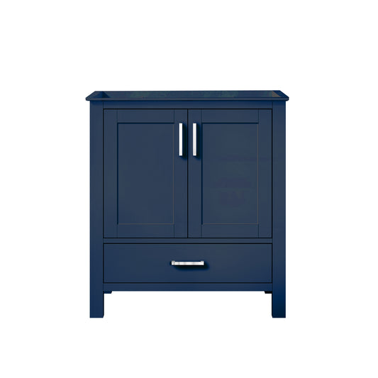 Lexora Jacques 30 in. Navy Blue Single Sink Bath Vanity