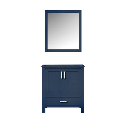 Lexora Jacques 30 in. Navy Blue Single Sink Bath Vanity
