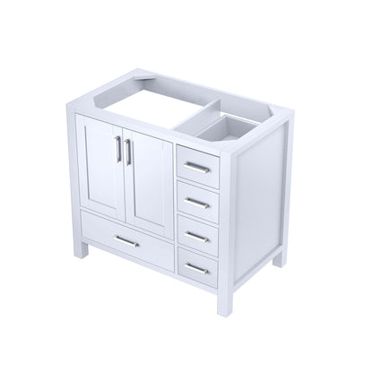 Lexora Jacques 36 in. White Single Sink Bath Vanity
