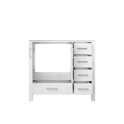 Lexora Jacques 36 in. White Single Sink Bath Vanity