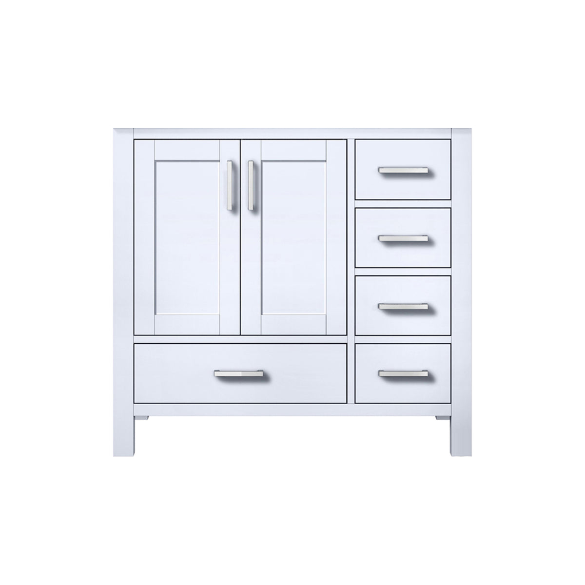 Lexora Jacques 36 in. White Single Sink Bath Vanity