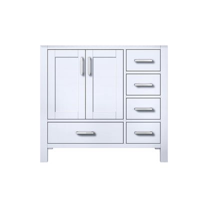 Lexora Jacques 36 in. White Single Sink Bath Vanity