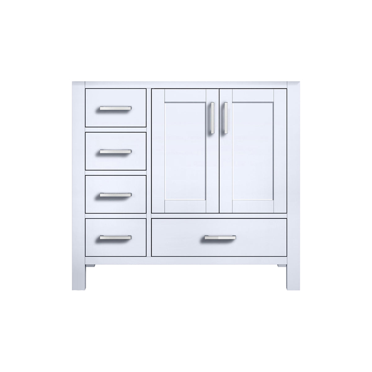 Lexora Jacques 36 in. White Single Sink Bath Vanity