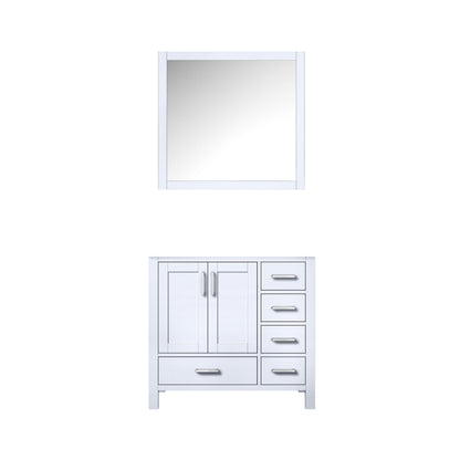 Lexora Jacques 36 in. White Single Sink Bath Vanity