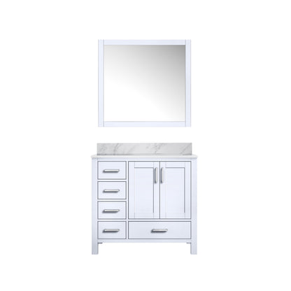 Lexora Jacques 36 in. White Single Sink Bath Vanity