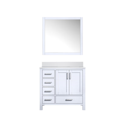 Lexora Jacques 36 in. White Single Sink Bath Vanity