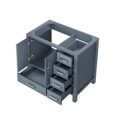 Lexora Jacques 36 in. Dark Grey Single Sink Bath Vanity