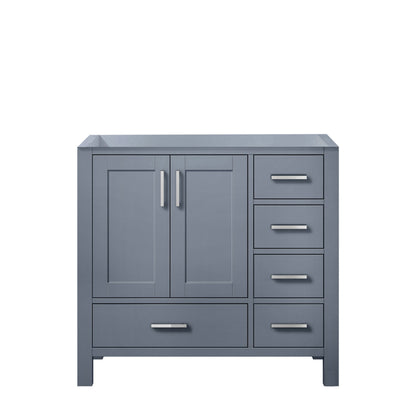Lexora Jacques 36 in. Dark Grey Single Sink Bath Vanity