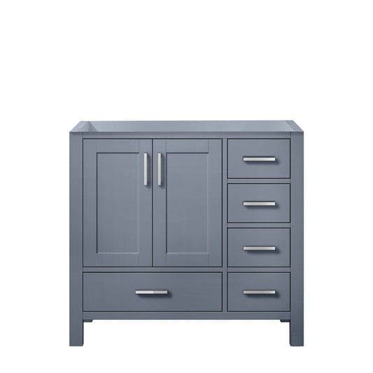 Lexora Jacques 36 in. Dark Grey Single Sink Bath Vanity