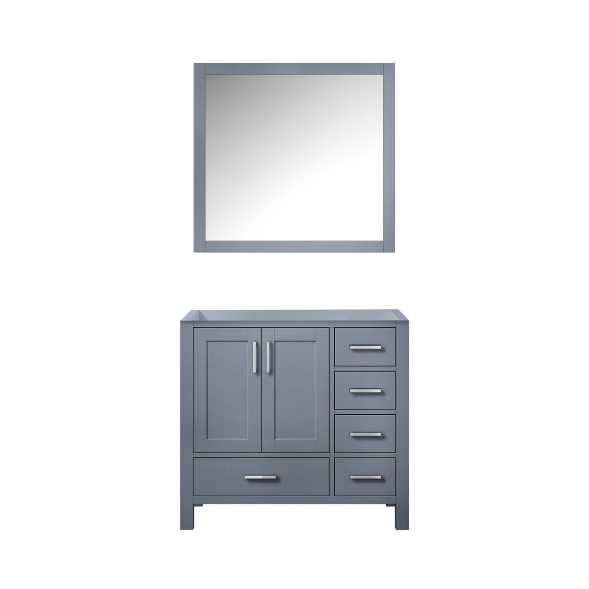 Lexora Jacques 36 in. Dark Grey Single Sink Bath Vanity
