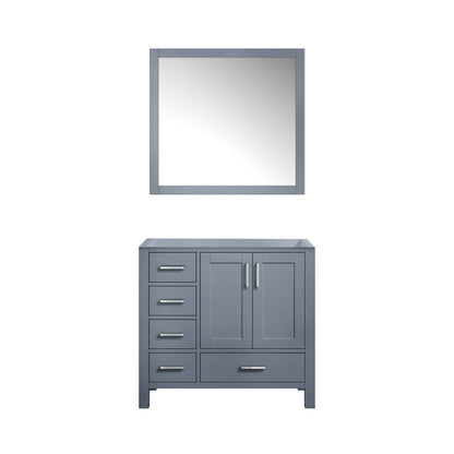 Lexora Jacques 36 in. Dark Grey Single Sink Bath Vanity