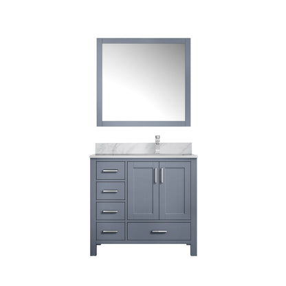 Lexora Jacques 36 in. Dark Grey Single Sink Bath Vanity