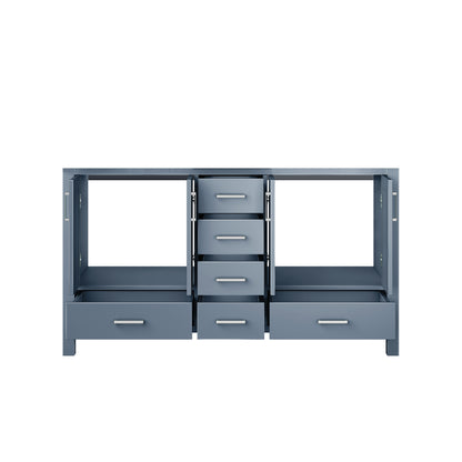Lexora Jacques 60 in. Dark Grey Double Sink Bath Vanity