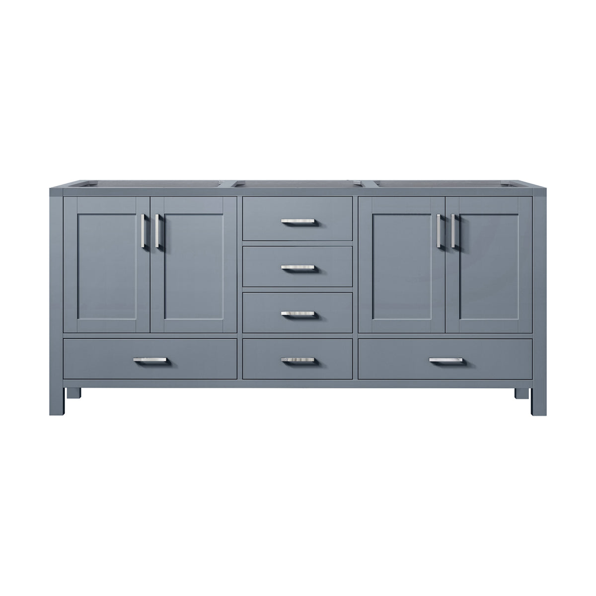 Lexora Jacques 60 in. Dark Grey Double Sink Bath Vanity