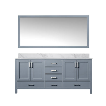 Lexora Jacques 60 in. Dark Grey Double Sink Bath Vanity