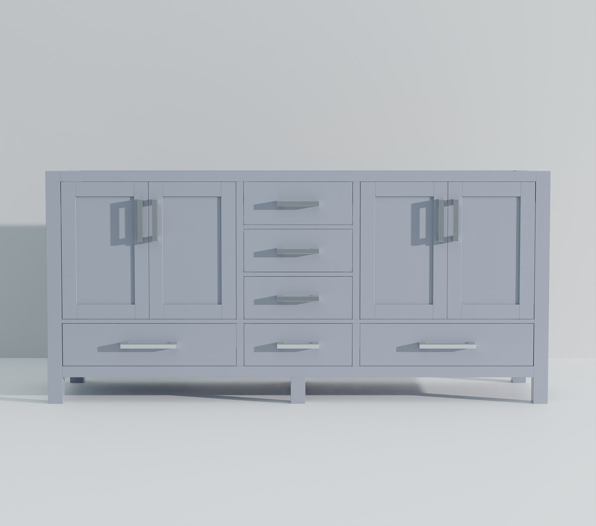 Lexora Jacques 72 in. Dark Grey Double Sink Bath Vanity