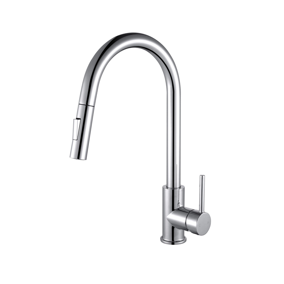 Lexora Olivi Brass Single-Handle Pull-Down Spray Kitchen Faucet in Chrome