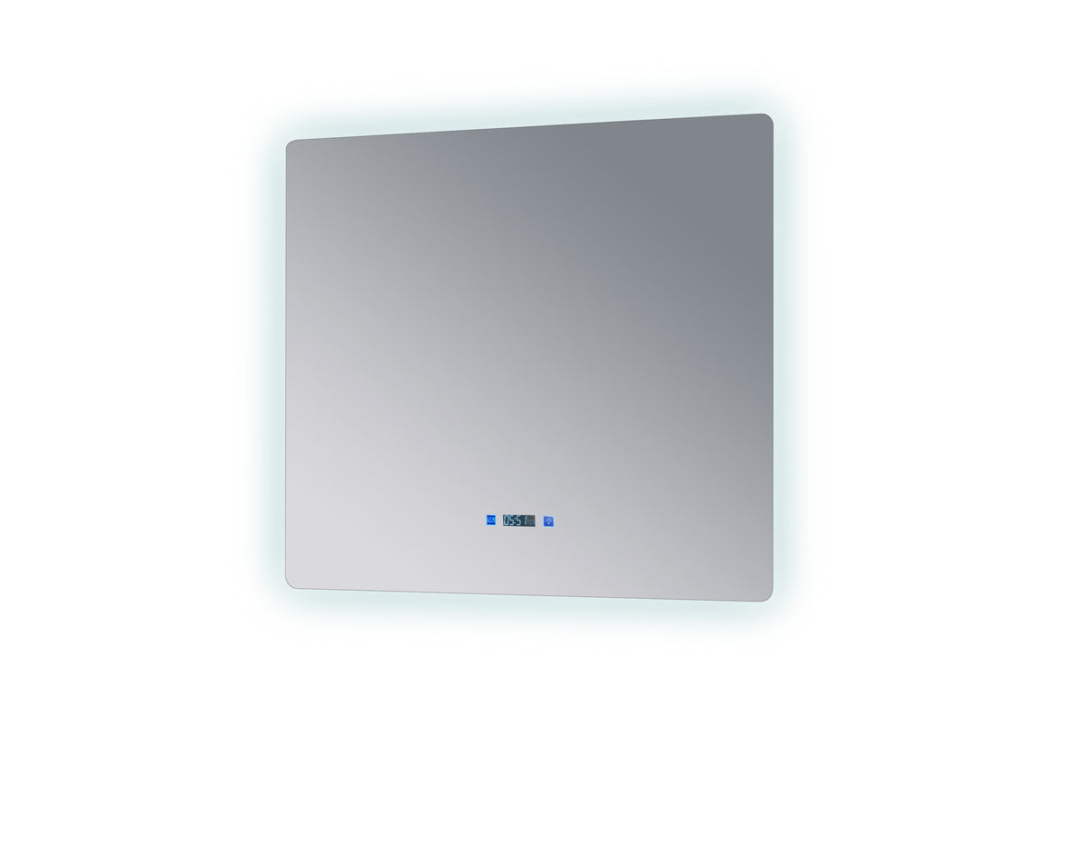 Lexora Lugano 36 in. W x 32 in. H LED Bathroom Vanity Mirror
