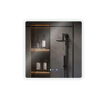 Lexora Lugano 36 in. W x 36 in. H LED Bathroom Vanity Mirror
