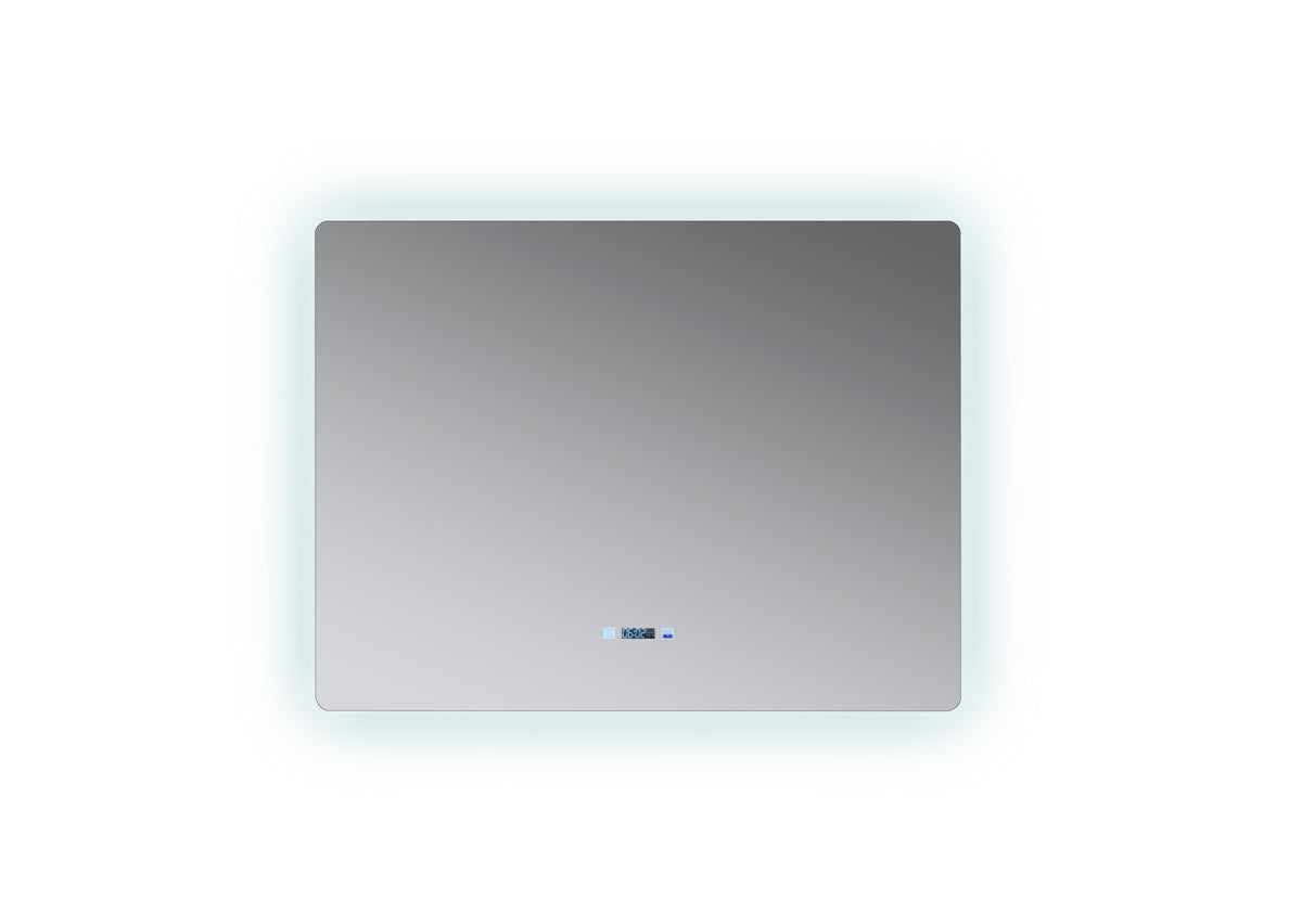 Lexora Lugano 42 in. W x 32 in. H LED Bathroom Vanity Mirror