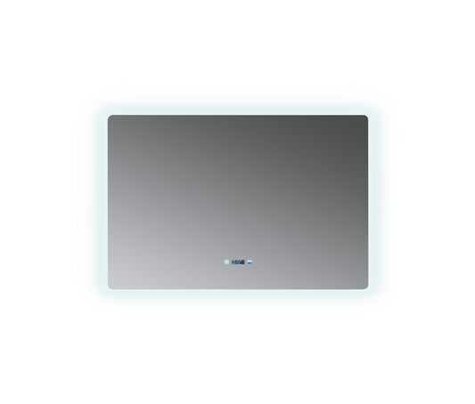 Lexora Lugano 48 in. W x 32 in. H LED Bathroom Vanity Mirror