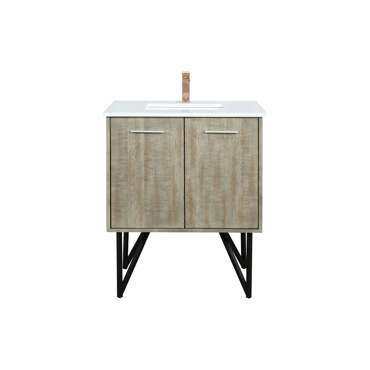 Lexora Lancy 30 in. Rustic Acacia Single Sink Bath Vanity