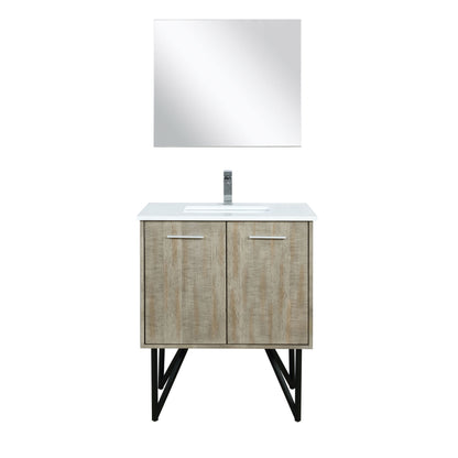 Lexora Lancy 30 in. Rustic Acacia Single Sink Bath Vanity