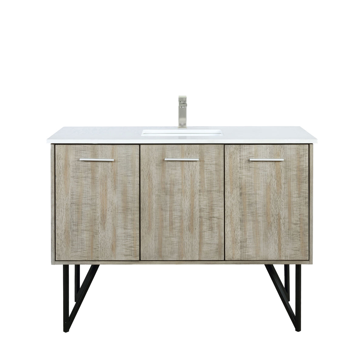Lexora Lancy 48 in. Rustic Acacia Single Sink Bath Vanity