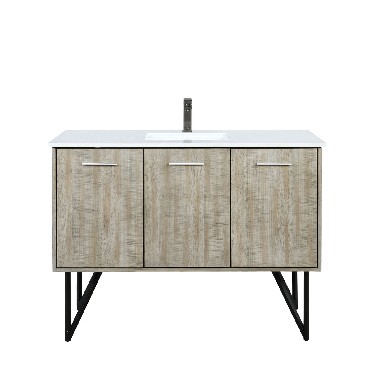 Lexora Lancy 48 in. Rustic Acacia Single Sink Bath Vanity