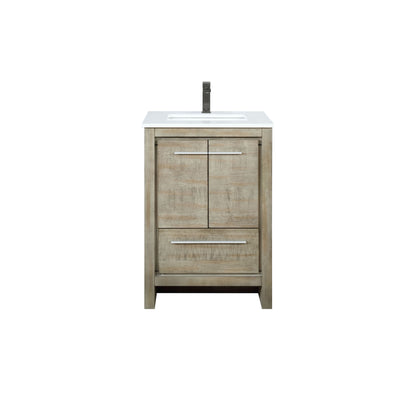 Lexora Lafarre 24 in. Rustic Acacia Single Sink Bath Vanity