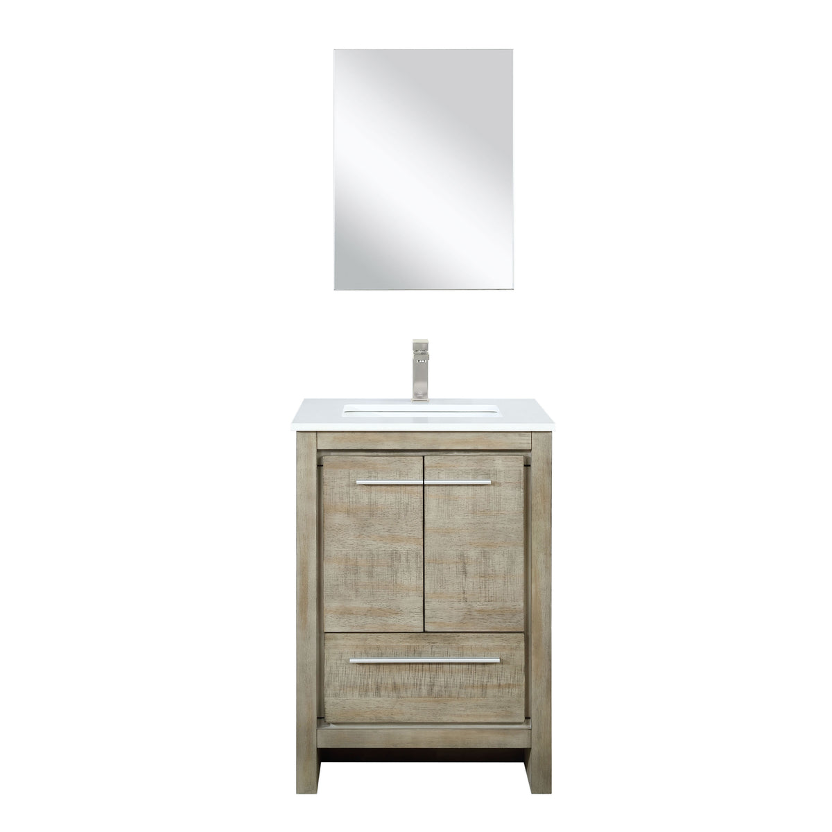 Lexora Lafarre 24 in. Rustic Acacia Single Sink Bath Vanity