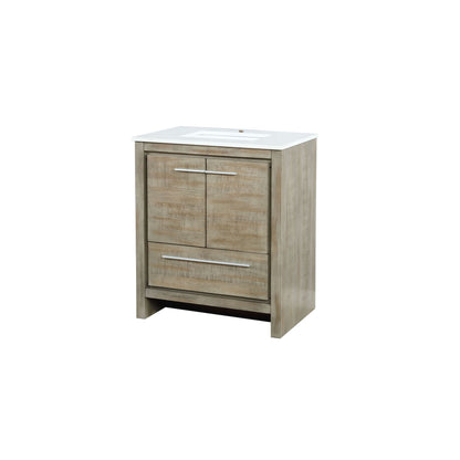 Lexora Lafarre 30 in. Rustic Acacia Single Sink Bath Vanity
