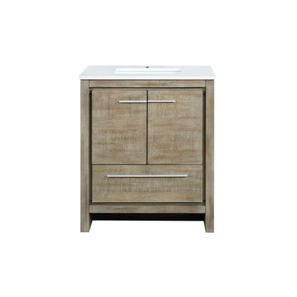 Lexora Lafarre 30 in. Rustic Acacia Single Sink Bath Vanity