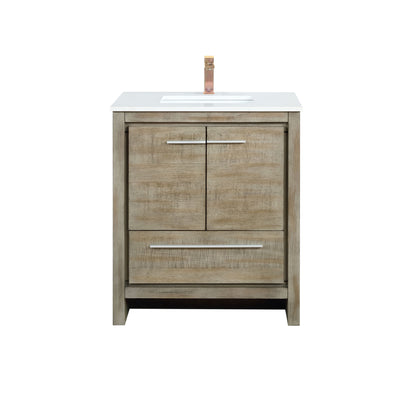 Lexora Lafarre 30 in. Rustic Acacia Single Sink Bath Vanity