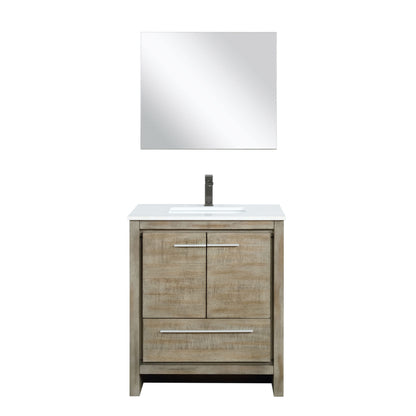 Lexora Lafarre 30 in. Rustic Acacia Single Sink Bath Vanity