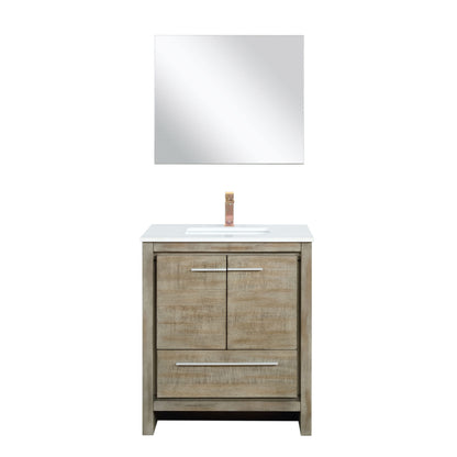 Lexora Lafarre 30 in. Rustic Acacia Single Sink Bath Vanity