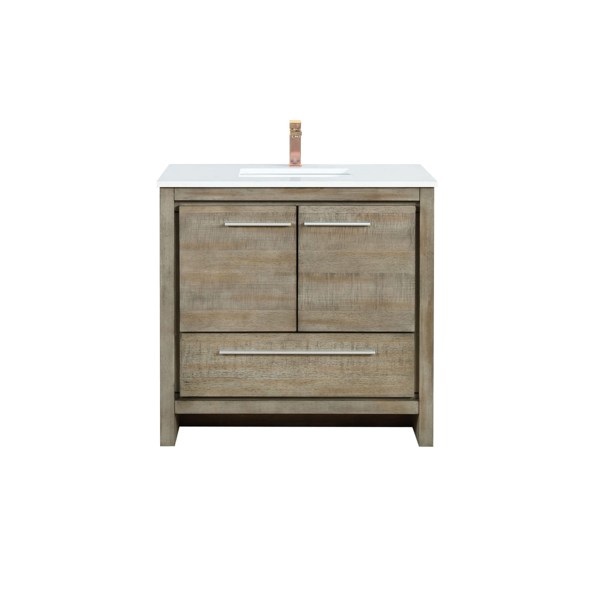 Lexora Lafarre 36 in. Rustic Acacia Single Sink Bath Vanity