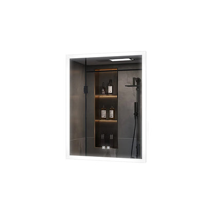 Lexora Aurorium 20 in. W x 28 in. H LED Bathroom Vanity Mirror