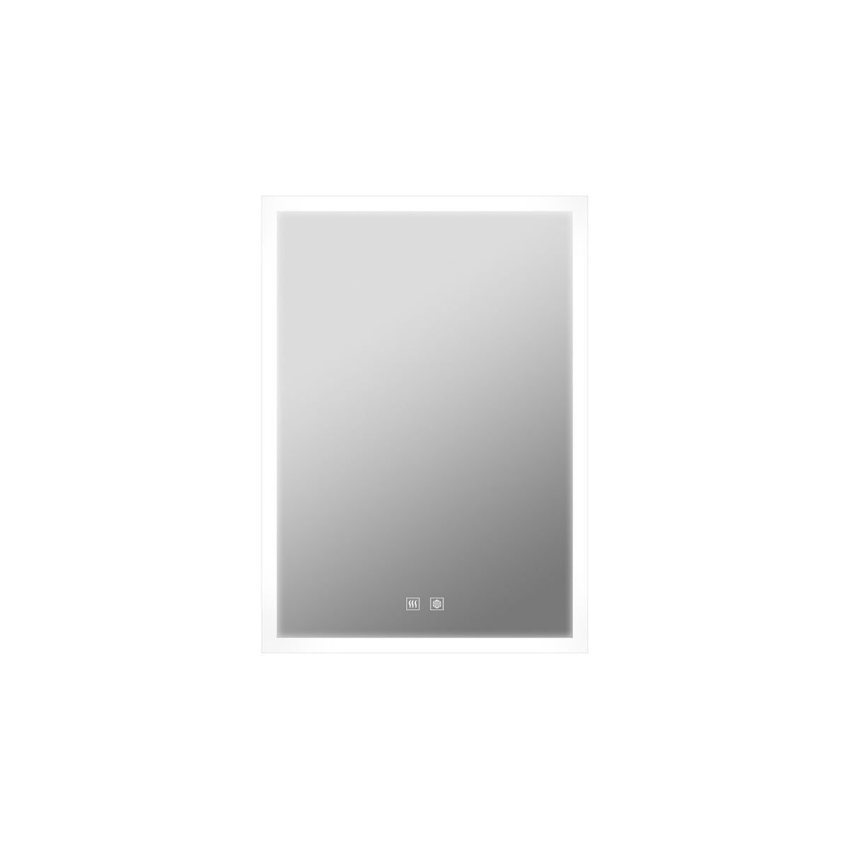 Lexora Aurorium 20 in. W x 28 in. H LED Bathroom Vanity Mirror