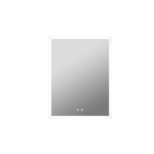 Lexora Aurorium 24 in. W x 28 in. H LED Bathroom Vanity Mirror