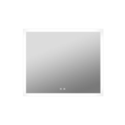 Lexora Aurorium 30 in. W x 28 in. H LED Bathroom Vanity Mirror