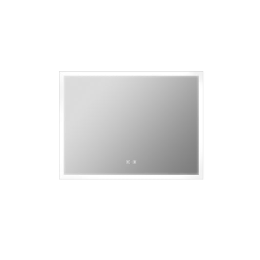 Lexora Aurorium 32 in. W x 24 in. H LED Bathroom Vanity Mirror