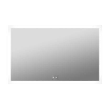 Lexora Aurorium 40 in. W x 28 in. H LED Bathroom Vanity Mirror