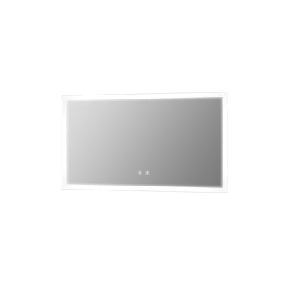 Lexora Aurorium 60 in. W x 32 in. H LED Bathroom Vanity Mirror