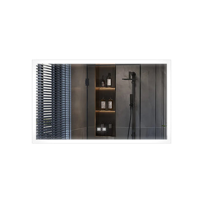 Lexora Aurorium 60 in. W x 32 in. H LED Bathroom Vanity Mirror