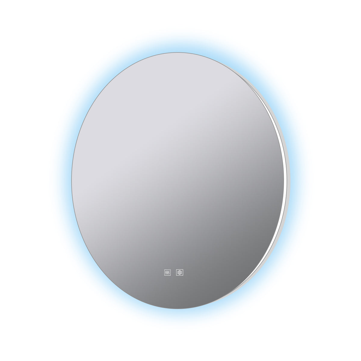 Lexora Nordica 80 cm. Diamter Circular LED Bathroom Vanity Mirror