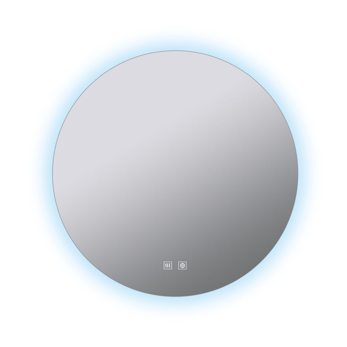 Lexora Nordica 80 cm. Diamter Circular LED Bathroom Vanity Mirror