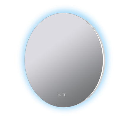 Lexora Nordica 90 cm. Diamter Circular LED Bathroom Vanity Mirror